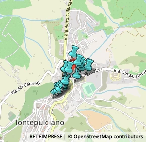 Mappa Via Mario Mencattelli, 53045 Montepulciano SI, Italia (0.246)