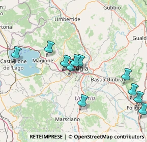 Mappa Via Vittorio Emanuele Orlando, 06128 Perugia PG, Italia (15.84167)