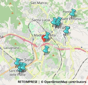 Mappa Via Vittorio Emanuele Orlando, 06128 Perugia PG, Italia (2.36545)