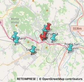 Mappa Via Vittorio Emanuele Orlando, 06128 Perugia PG, Italia (2.63455)