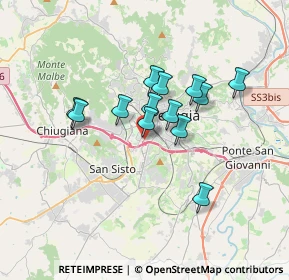 Mappa Via Vittorio Emanuele Orlando, 06128 Perugia PG, Italia (2.72538)