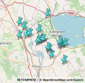 Mappa Via Giuseppe Garibaldi Gioiella, 06061 Castiglione del lago PG, Italia (6.11316)