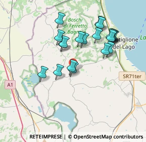 Mappa Via Giuseppe Garibaldi Gioiella, 06061 Castiglione del lago PG, Italia (3.5945)