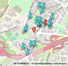 Mappa Fisomedical Center, 06100 Perugia PG, Italia (0.219)