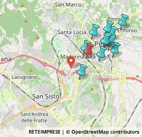 Mappa Fisomedical Center, 06100 Perugia PG, Italia (2.045)