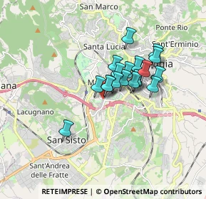 Mappa Fisomedical Center, 06100 Perugia PG, Italia (1.265)
