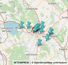 Mappa Fisomedical Center, 06100 Perugia PG, Italia (8.38417)