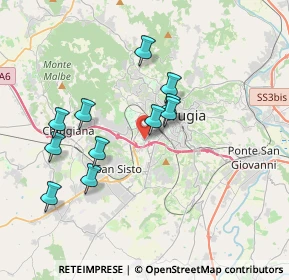 Mappa Fisomedical Center, 06100 Perugia PG, Italia (3.47909)