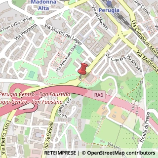 Mappa Via settevalli 54/f, 06128 Perugia, Perugia (Umbria)