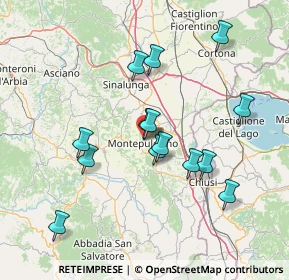 Mappa Via Elio Bernabei, 53045 Montepulciano SI, Italia (14.37429)