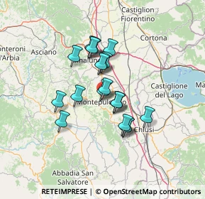 Mappa Via Elio Bernabei, 53045 Montepulciano SI, Italia (10.335)