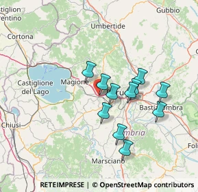 Mappa Via Camillo Bozza, 06073 Corciano PG, Italia (12.05727)