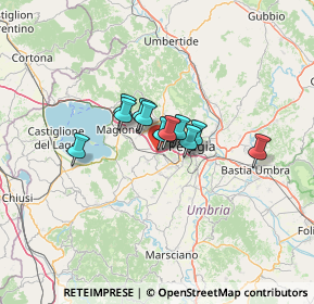 Mappa Via Camillo Bozza, 06073 Corciano PG, Italia (7.60091)