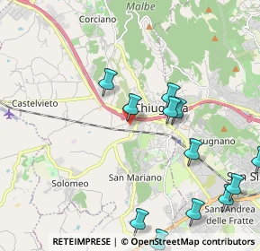 Mappa Via Camillo Bozza, 06073 Corciano PG, Italia (2.55333)