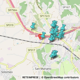 Mappa Via Camillo Bozza, 06089 Corciano PG, Italia (0.909)
