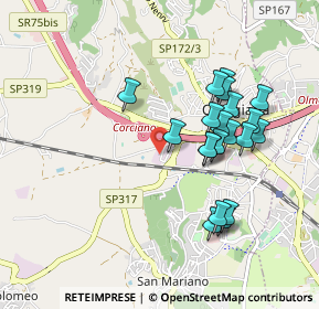 Mappa Via Camillo Bozza, 06073 Corciano PG, Italia (0.909)