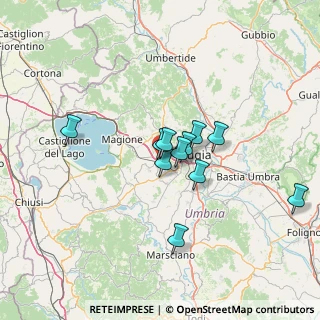 Mappa Via Aldo Capitini, 06073 Corciano PG, Italia (10.63182)