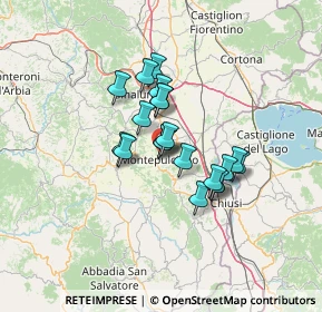 Mappa Via Francesco Redi, 53045 Montepulciano SI, Italia (9.7595)