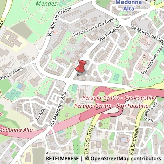 Mappa Via Dante, 122, 06128 Perugia, Perugia (Umbria)