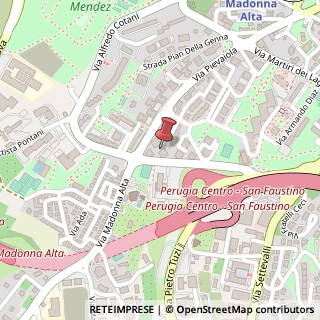 Mappa Via Enzo Valentini, 5, 06128 Perugia, Perugia (Umbria)