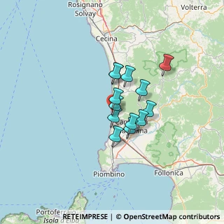 Mappa Piazza Umberto I°, 57027 San Vincenzo LI, Italia (8.75462)