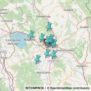 Mappa Via Giovanni Battista Pontani, 06127 Perugia PG, Italia (7.44091)