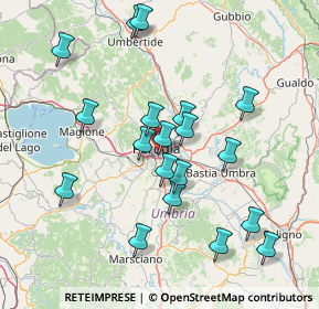 Mappa Via Gaetano Salvemini, 06126 Perugia PG, Italia (15.47053)