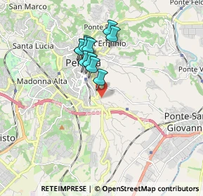 Mappa Via Gaetano Salvemini, 06126 Perugia PG, Italia (1.49727)