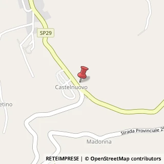 Mappa 63837 Castelnuovo FM, Italia, 63837 Falerone, Fermo (Marche)