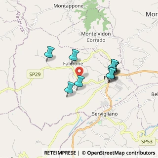Mappa Str. Faleriense a Valle, 63020 Falerone FM, Italia (1.56)