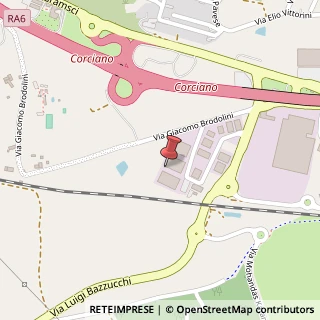 Mappa Via Camillo Bozza, 6, 06073 Corciano, Perugia (Umbria)