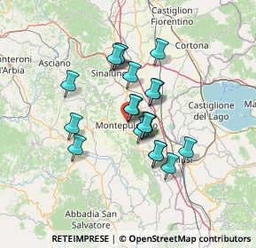 Mappa Piazzale dello Sterro, 53045 Montepulciano SI, Italia (10.5975)