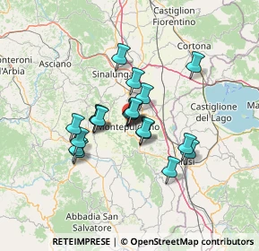 Mappa Piazzale dello Sterro, 53045 Montepulciano SI, Italia (10.0115)