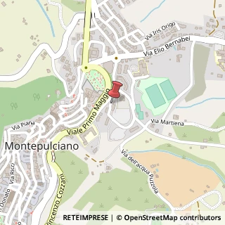 Mappa Piazzale dello Sterro, 6, 53045 Montepulciano, Siena (Toscana)