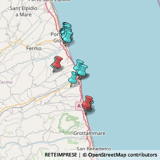 Mappa Via Cristoforo Colombo, 63016 Pedaso FM, Italia (7.172)