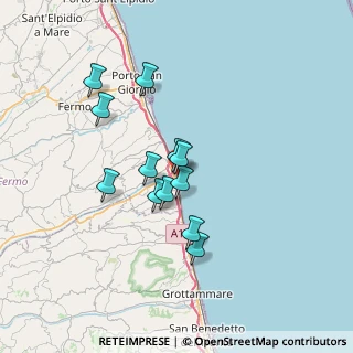 Mappa Via Cristoforo Colombo, 63016 Pedaso FM, Italia (5.8225)