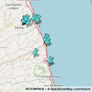 Mappa Via Cristoforo Colombo, 63016 Pedaso FM, Italia (8.6875)