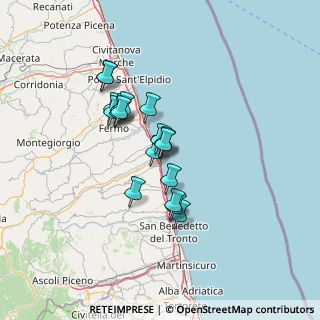 Mappa Via Cristoforo Colombo, 63016 Pedaso FM, Italia (10.80222)