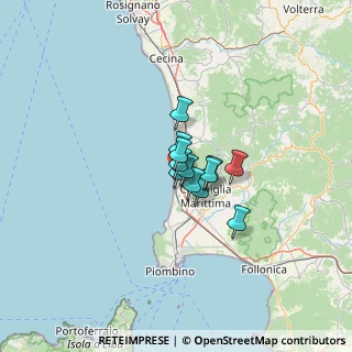 Mappa Via Cavour, 57027 San Vincenzo LI, Italia (6.08833)