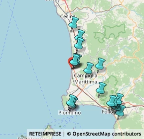 Mappa Corso Italia, 57027 San Vincenzo LI, Italia (16.21944)