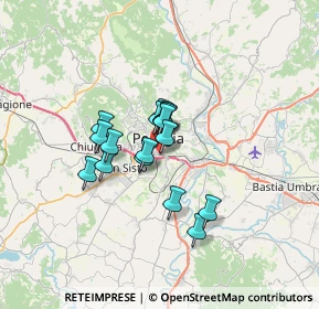 Mappa Via G. Galilei, 06126 Perugia PG, Italia (4.45941)