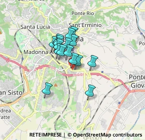 Mappa Piazza Gabriele d'Annunzio, 06126 Perugia PG, Italia (1.19176)