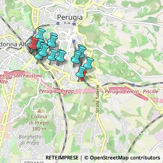 Mappa Via della Pallotta, 06121 Perugia PG, Italia (1.0115)
