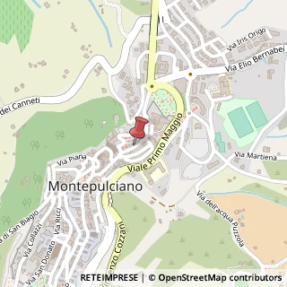 Mappa Via di Gracciano nel Corso, 73, 53045 Montepulciano, Siena (Toscana)