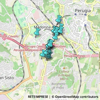 Mappa Via Federico Faruffini, 06128 Perugia PG, Italia (0.483)
