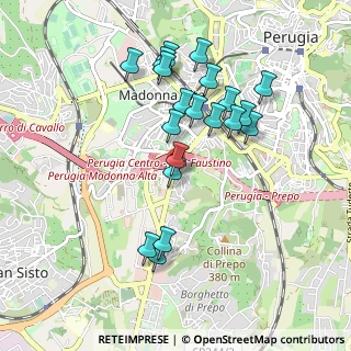 Mappa Via Federico Faruffini, 06128 Perugia PG, Italia (0.93)