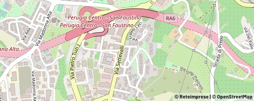 Mappa Perugia