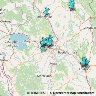 Mappa Via Federico Faruffini, 06128 Perugia PG, Italia (16.535)