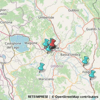 Mappa Via Federico Faruffini, 06128 Perugia PG, Italia (24.00692)