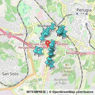 Mappa Strada Bellocchio S. Faustino, 06128 Perugia PG, Italia (0.6085)
